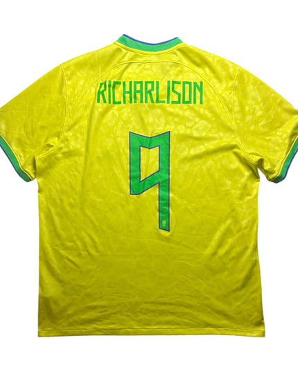 Brazil Football Shirt Home 2022/2023 Richarlison 9 (XL)