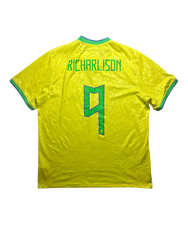 Brazil Football Shirt Home 2022/2023 Richarlison 9 (XL)