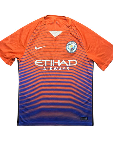 Manchester City Football Shirt Third 2016/2017 Kun Aguero 10 (M)