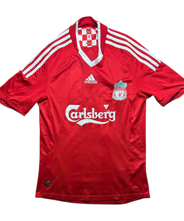 Liverpool Football Shirt Home 2008/2010 Gerrard 8 (S)