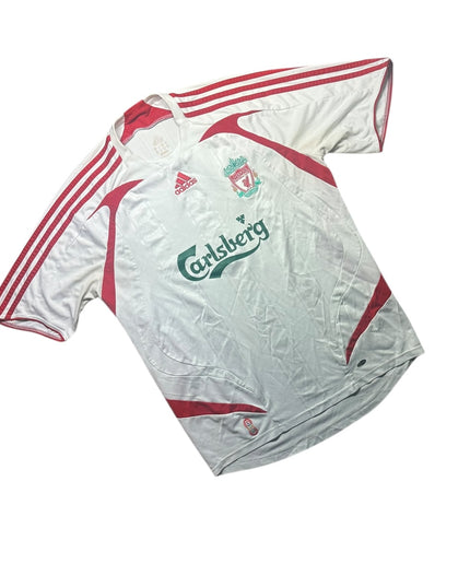 Liverpool Football Shirt Away 2007/2008 Gerrard 8 (L)