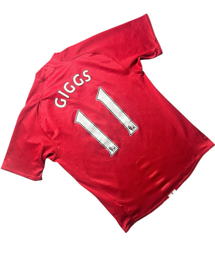 Manchester United Football Shirt 2007/2008 Home Giggs 11 (M)