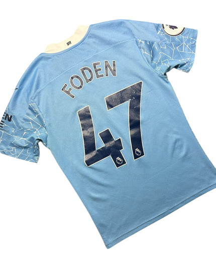 Manchester City Football Shirt 2020/2021 Home Foden 47 (S)