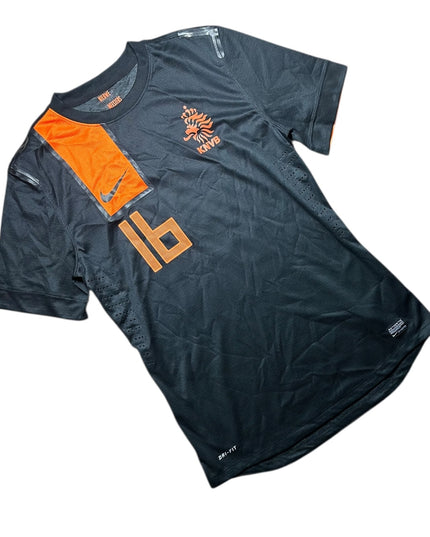 Holland Football Shirt 2012 Euro Player Issue Away V.Persie 16 (L)