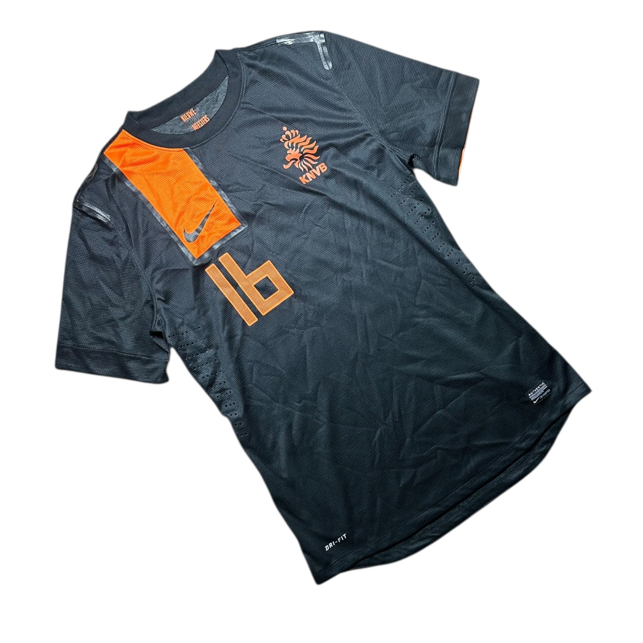 Holland Football Shirt 2012 Euro Player Issue Away V.Persie 16 (L)