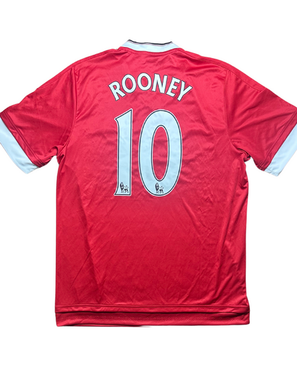 Manchester United 2015/2016 Home Football Shirt Rooney (10)