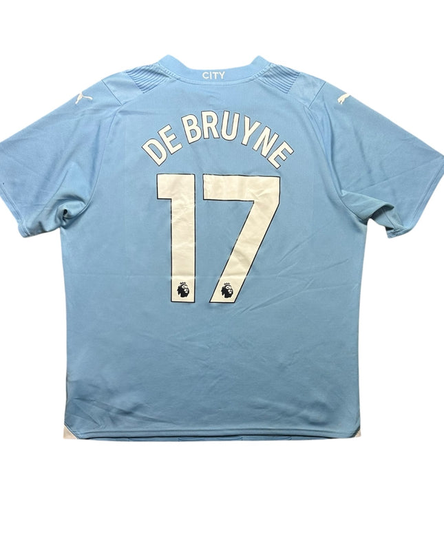 Manchester City Football Shirt Home 2023/2024 De Bruyne 17 (XL)