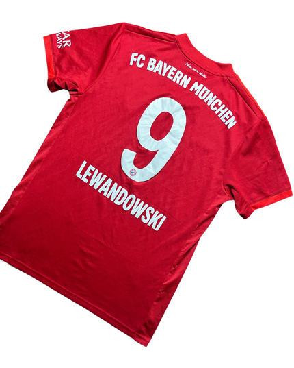 Bayern Munich 2019/2020 Home Football Shirt Lewandowski (9)