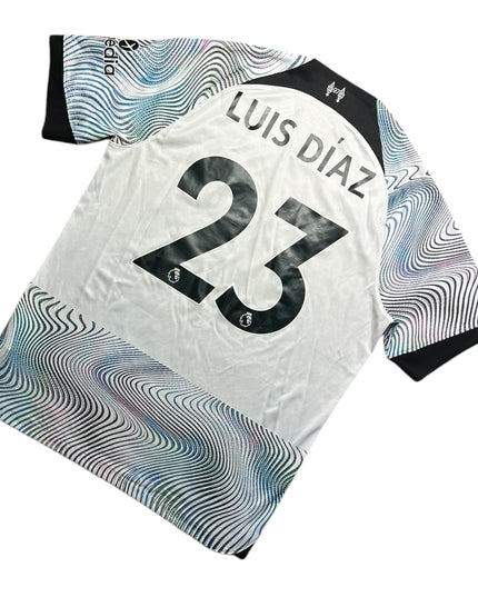 Liverpool Football Shirt 2022/2023 Away Luis Diaz 23 (L)