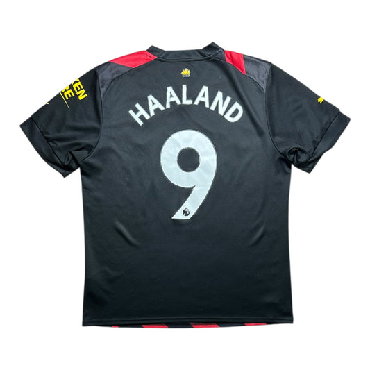 Manchester City Football Shirt 2022/2023 Away Haaland 9 (L)
