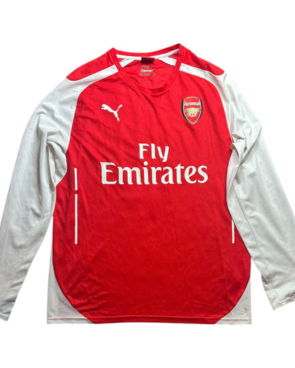 Arsenal Football Shirt Home 2014/2015 Ozil 11 L/S (L)