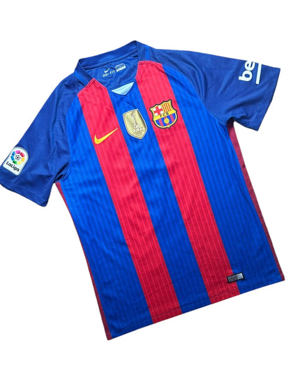 Barcelona Football Shirt 2016/2017 Home Messi 10 (M)