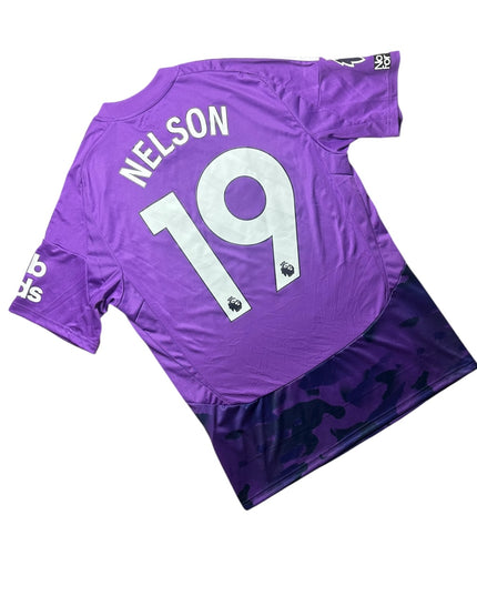 Fulham Football Shirt Third 2024/2025 Reiss Nelson 19 (M)