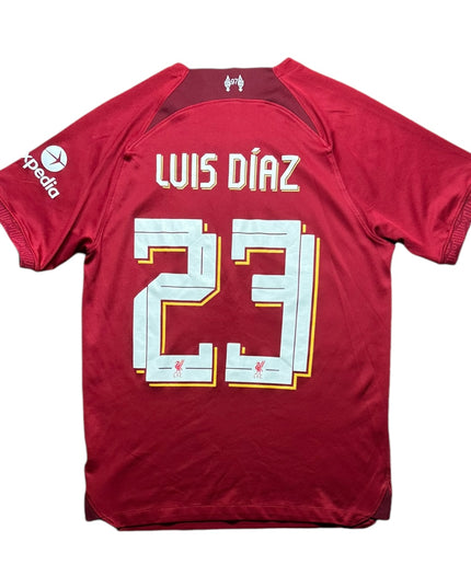 Liverpool Football Shirt 2022/2023 Home Luis Diaz 23 (S)