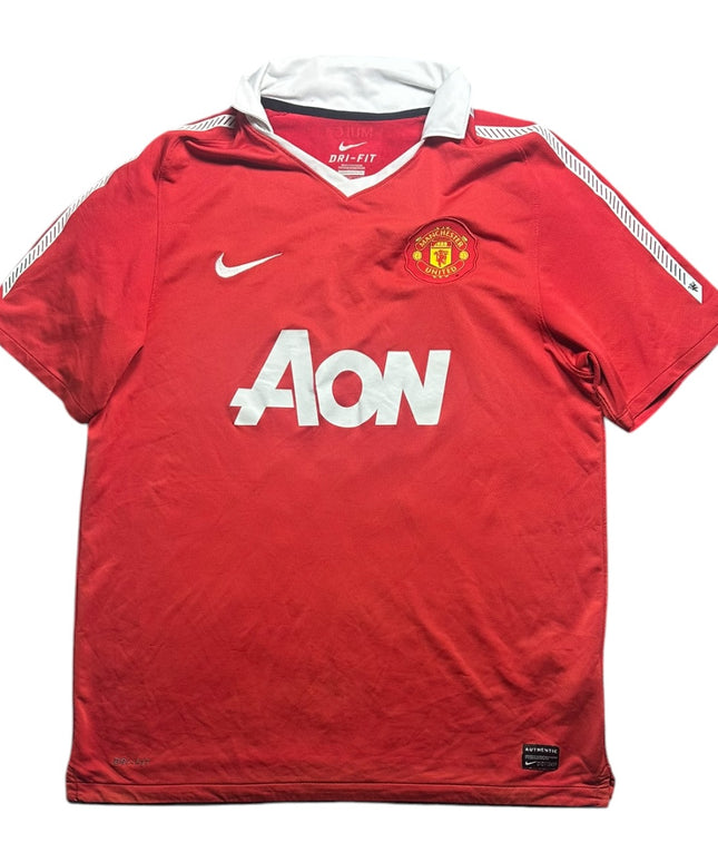 Manchester United Football Shirt Home 2010/2011 Carrick 16 (L)