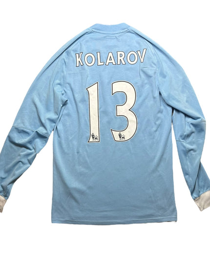 Manchester City Football Shirt 2010/2011 Home Kolarov 13 (S)
