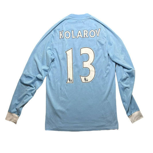 Manchester City Football Shirt 2010/2011 Home Kolarov 13 (S)