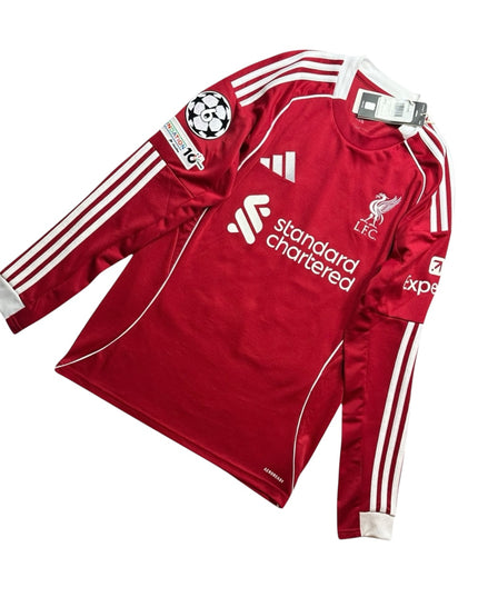 Liverpool Football Shirt Home 2025/2026 Mac Allister 10 UCL BNWT (S)