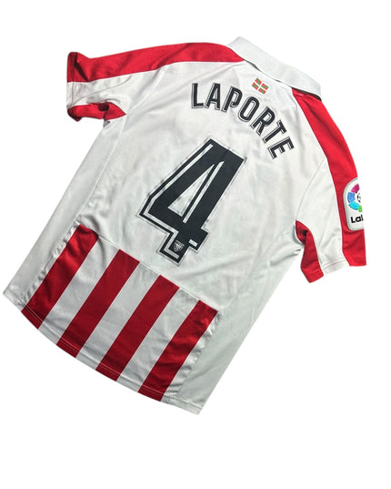 Athletic Bilbao Football Shirt Home 2017/2018 Laporte 4 (S)
