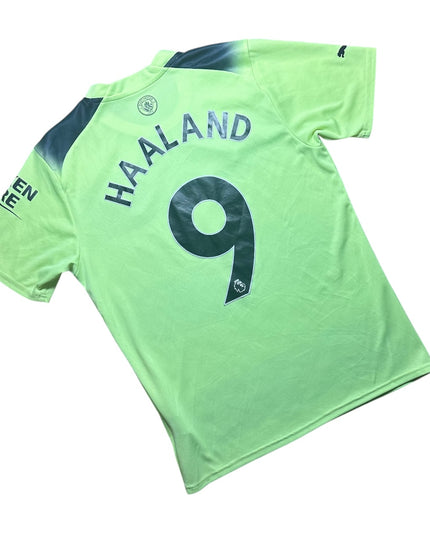 Manchester City Football Shirt 2022/2023 Third Haaland 9 (M)