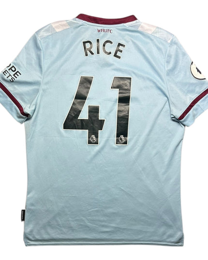 West Ham Football Shirt 2021/2022 Away Rice 41 (XL)