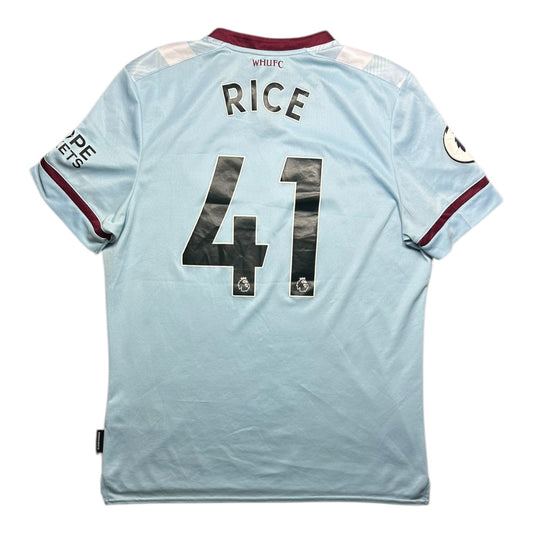 West Ham Football Shirt 2021/2022 Away Rice 41 (XL)