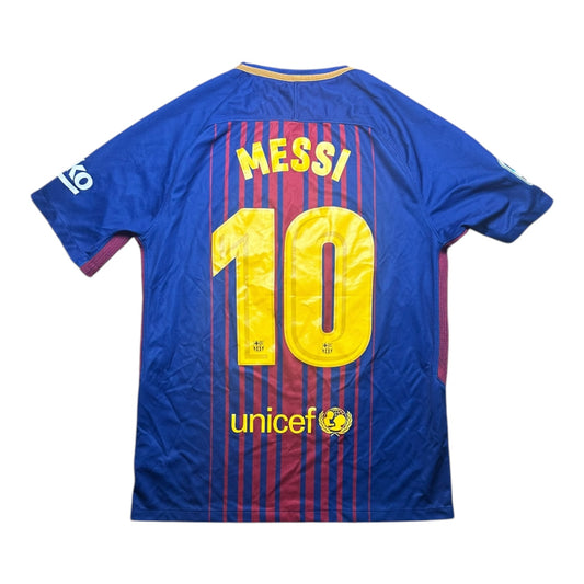 Barcelona Football Shirt 2017/2018 Home Messi 10 (M)