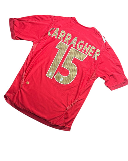 England Football Shirt 2006 Away Carragher 15 (L)