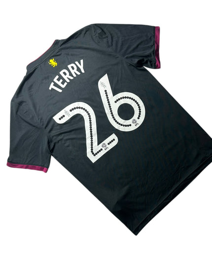 Aston Villa Football Shirt Away 2017/2018 Terry 26 (M)