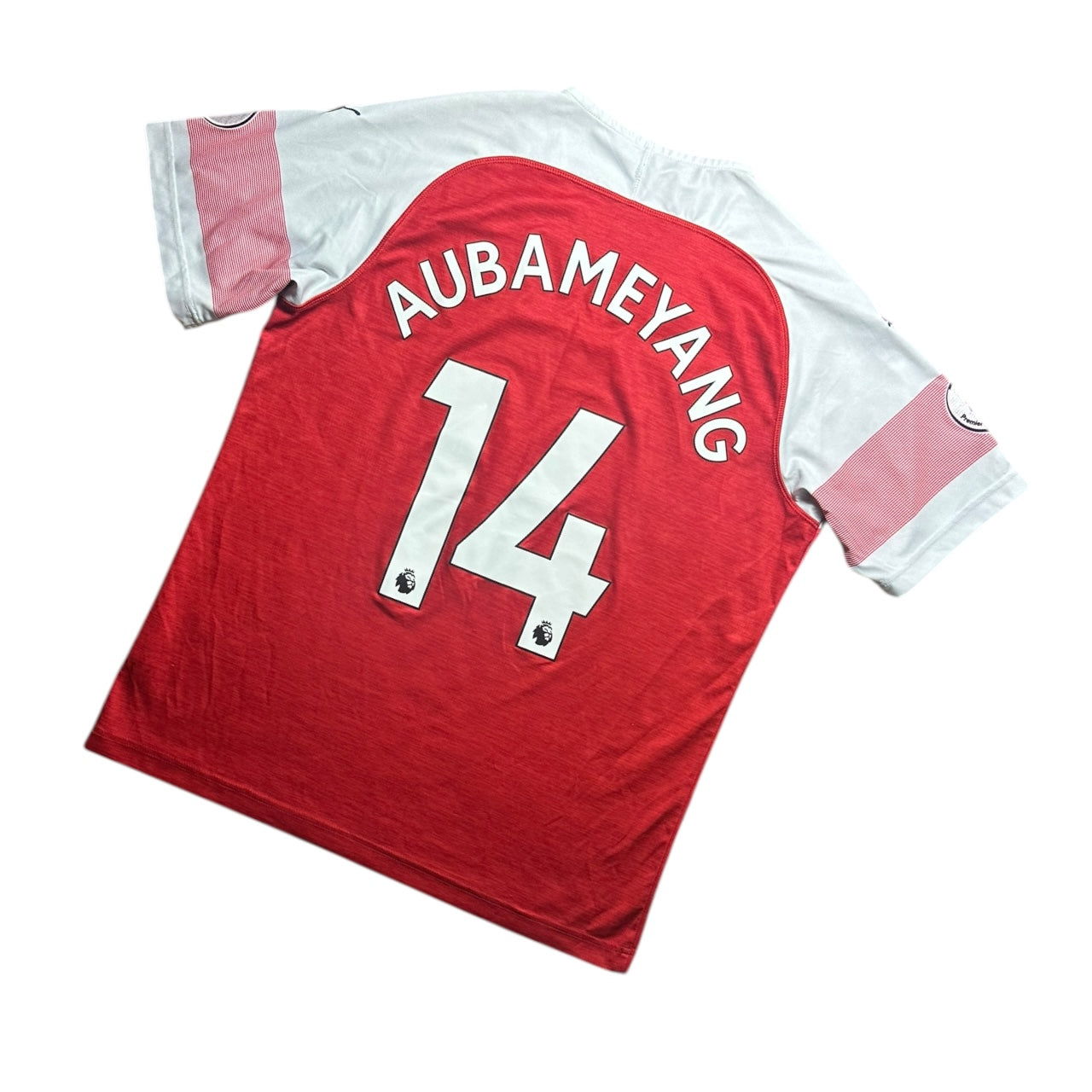 Arsenal Football Shirt 2018/2019 Home Aubameyang 14 (L)