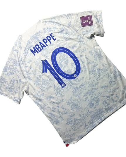 France Football Shirt Away 2022 World Cup Mbappe 10 (XL)