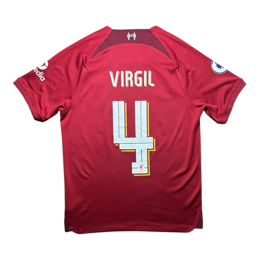Liverpool Football Shirt 2022/2023 Home Virgil 4 (M)