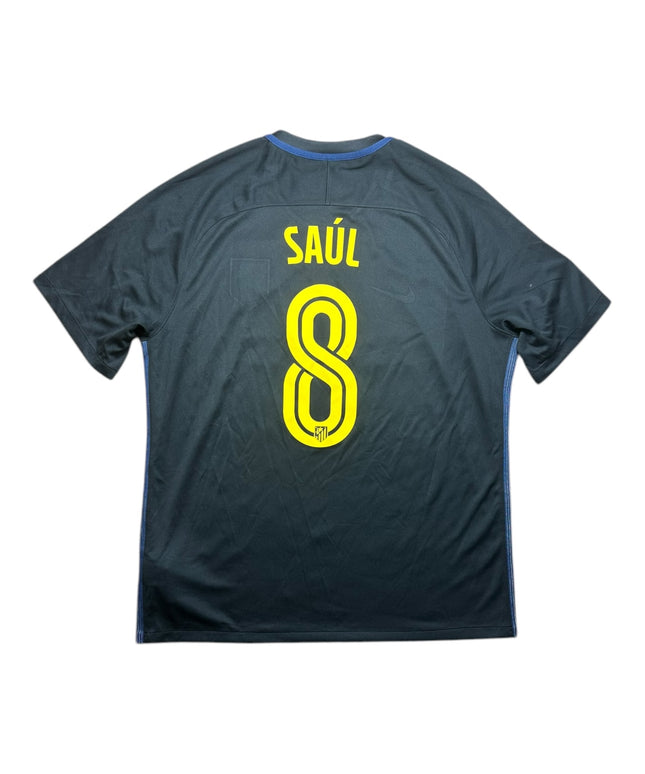 Atletico Madrid Football Shirt 2016/2017 Away Saul 8 (XL)