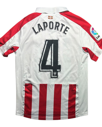 Athletic Bilbao Football Shirt Home 2017/2018 Laporte 4 (S)