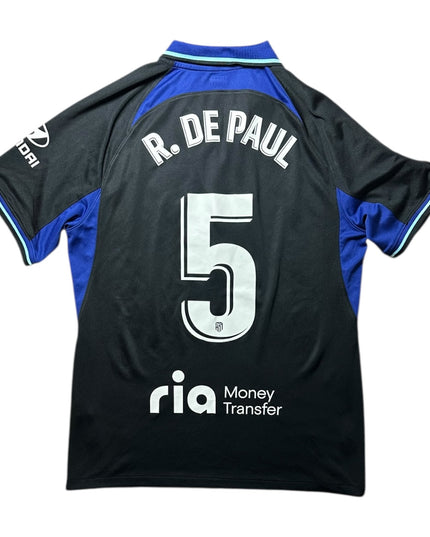 Atletico Madrid Football Shirt Away 2022/2023 R.De Paul 5 (L)