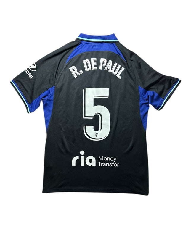 Atletico Madrid Football Shirt Away 2022/2023 R.De Paul 5 (L)