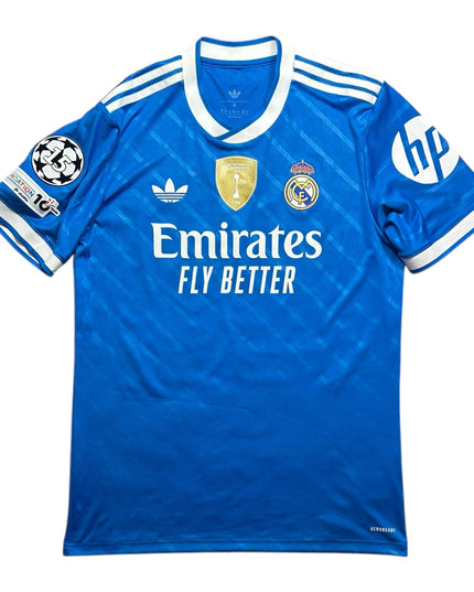 Real Madrid Football Shirt Third 2025/2026 Rudiger 22 UCL (M)