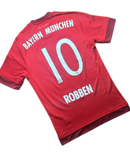 Bayern Munich Football Shirt 2015/2016 Home Robben 10 (S)