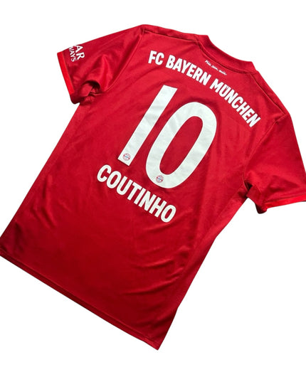 Bayern Munich 2019/2020 Home Football Shirt Coutinho 10 (M)