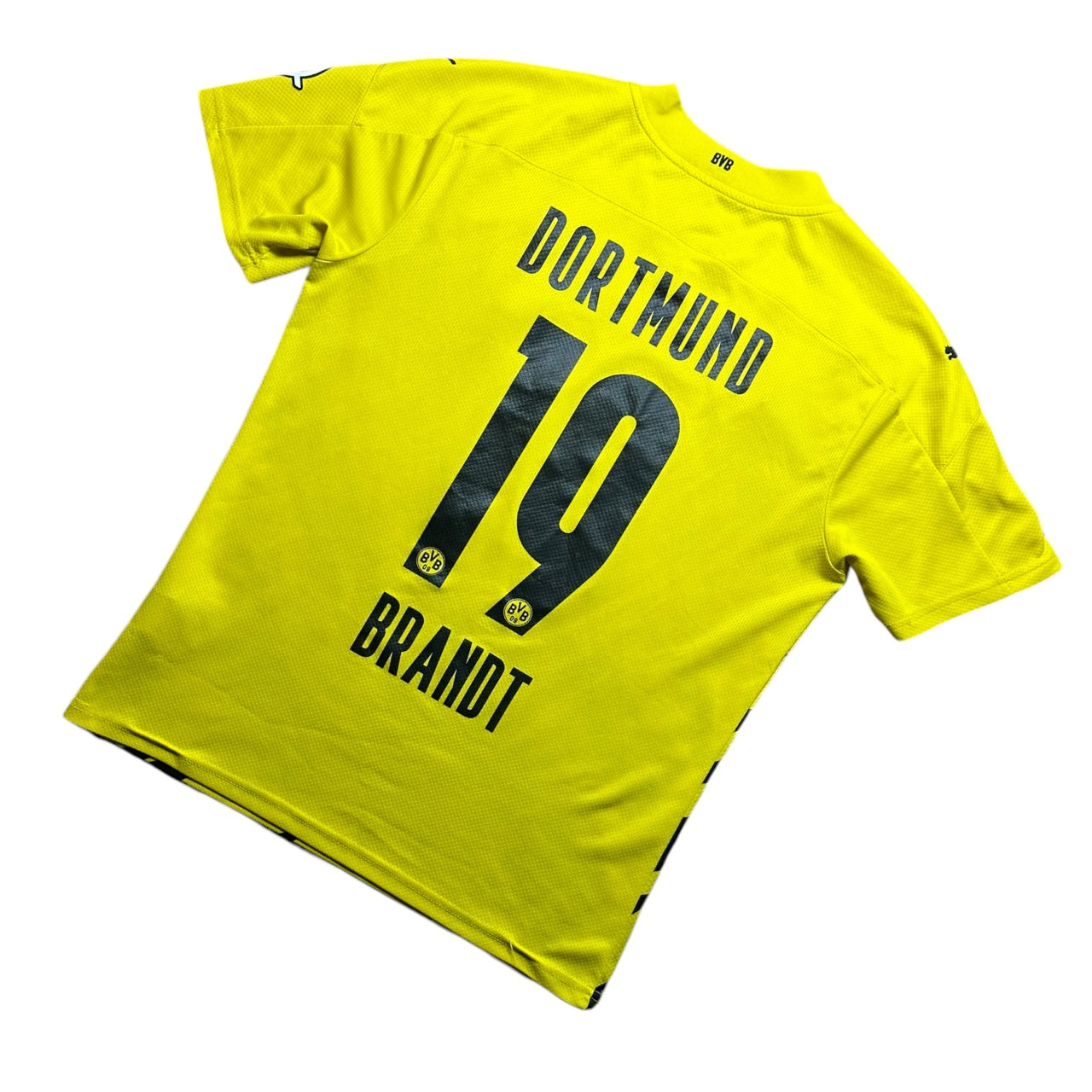 Borussia Dortmund Football Shirt 2020/2021 Home Brandt 19 (M)