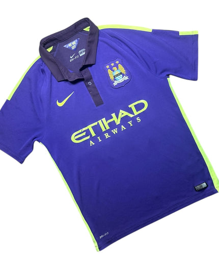 Manchester City Football Shirt 2014/2015 Third Kun Aguero 16 (M)
