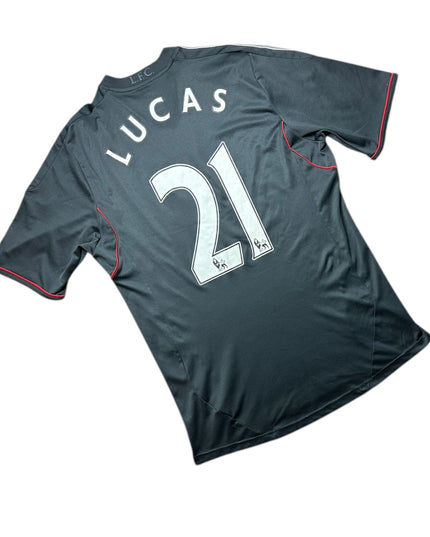 Liverpool Football Shirt 2011/2012 Away Lucas 21 (M)