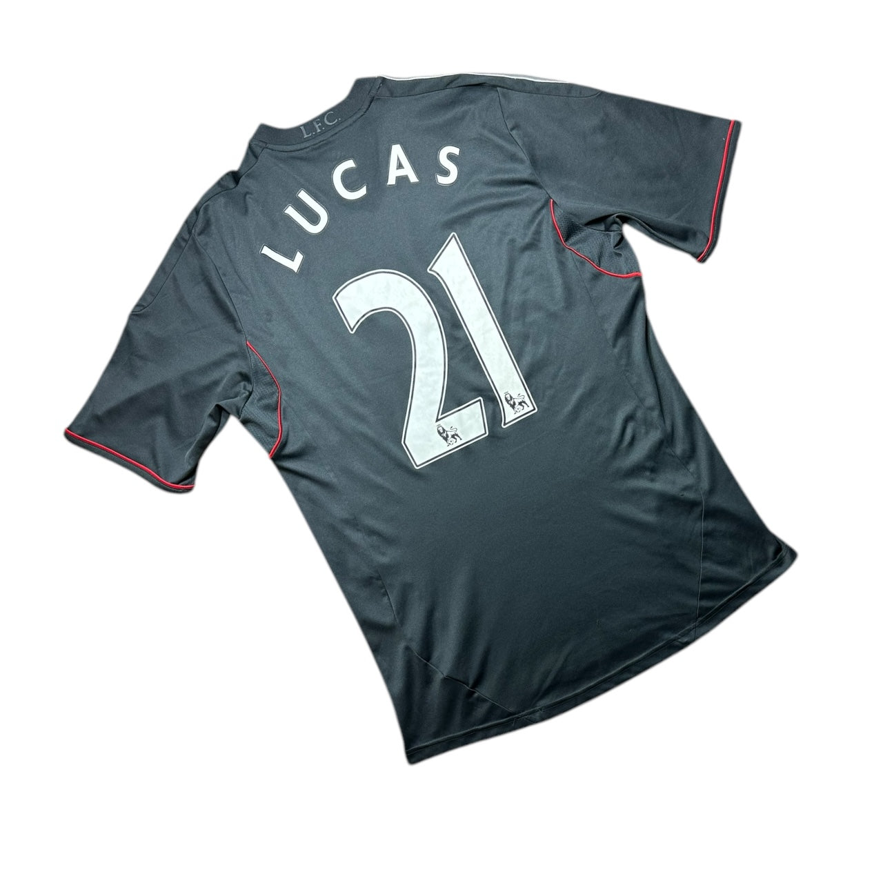 Liverpool Football Shirt 2011/2012 Away Lucas 21 (M)