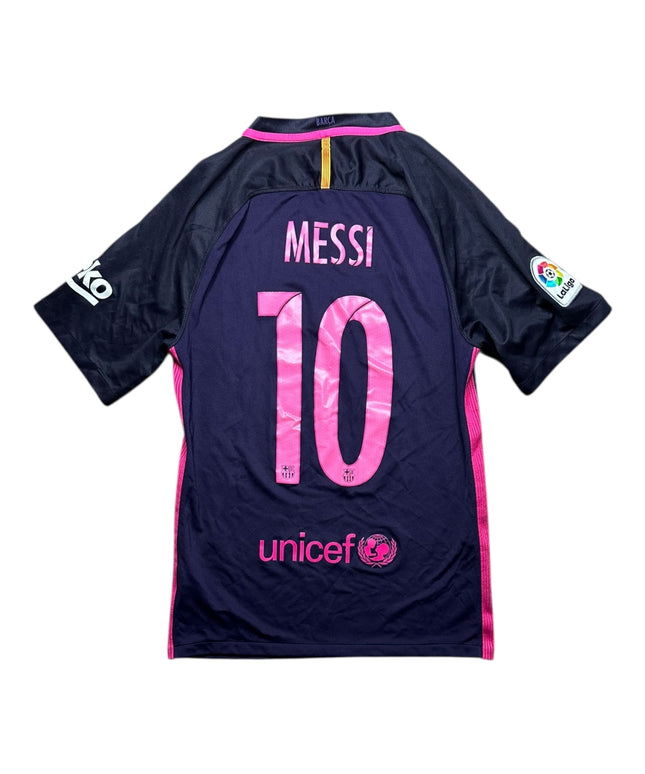 Barcelona Football Shirt Away 2016/2017 Messi 10 (S)