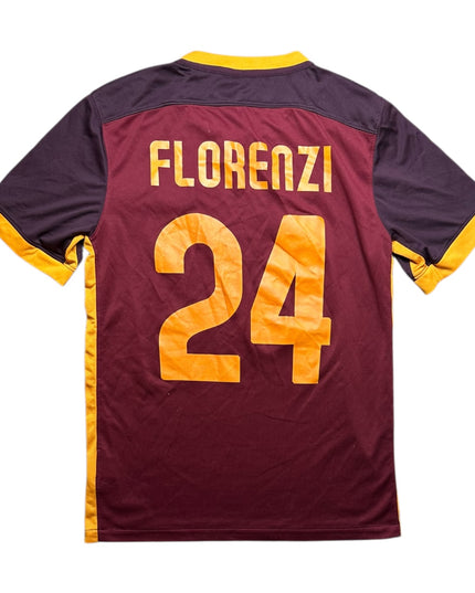 Roma Football Shirt 2015/2016 Home Florenzi 24 (S)