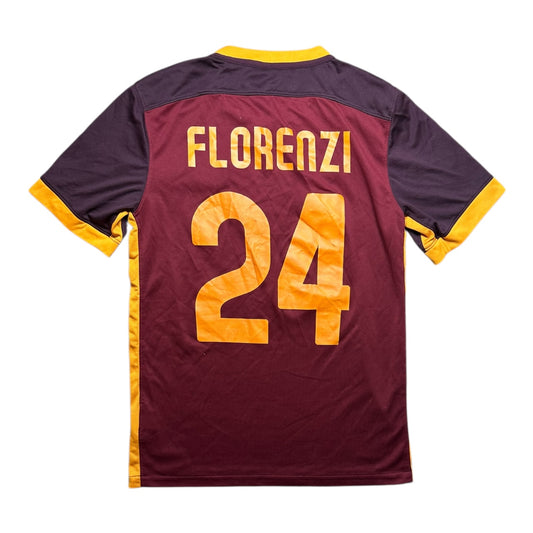 Roma Football Shirt 2015/2016 Home Florenzi 24 (S)