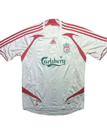 Liverpool Football Shirt Away 2007/2008 Gerrard 8 (L)