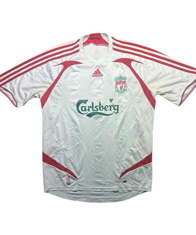 Liverpool Football Shirt Away 2007/2008 Gerrard 8 (L)