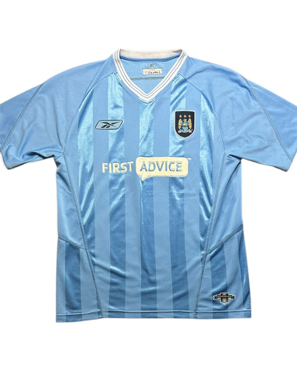 Manchester City Football Shirt 2003/2004 Home (M)