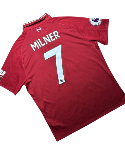 Liverpool Football Shirt Home 2018/2019 Milner 7 (L)